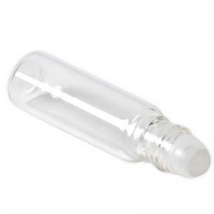 5ml Empty Clear Glass Roll on Bottles Refillable Roller Ball Essential Oil Liquid Bottle