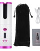USB Rechargeable Cordless Auto  rotating Hair Curler Hair Waver Curling Iron with LCD Temp Display